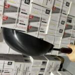 30cm Japanese Iron Work Pan With Lid - Image 2