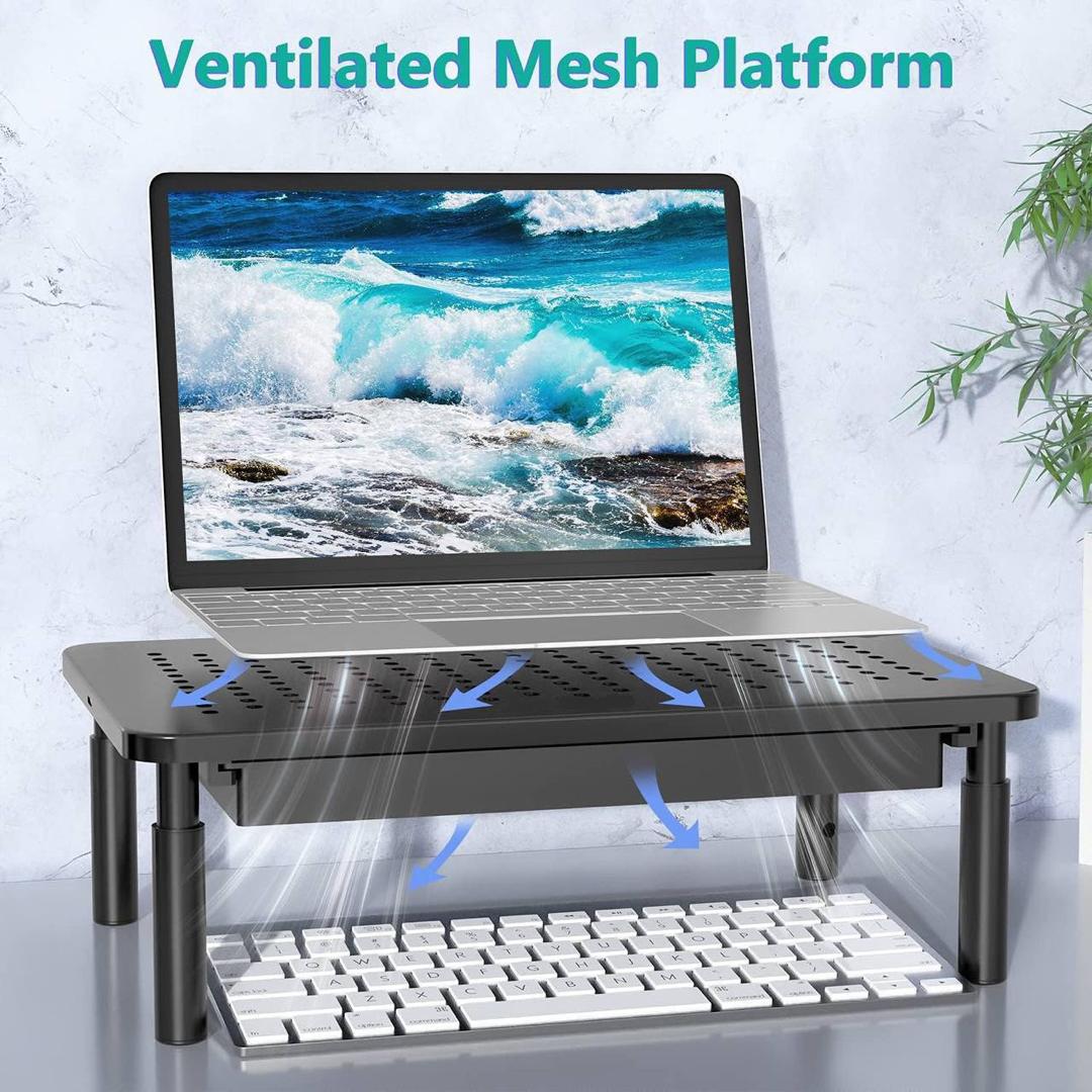 WhatsApp Image 2025-12-13 at 10.46.13 PM (4) Multifunctional Laptop/Monitor Heightening Rack With Drawer - Image 1