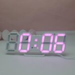 3D LED Alarm Clock