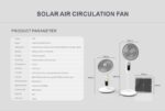 360° Air Circulation Solar Fan - Image 3