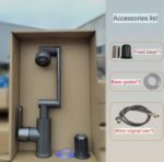 Universal Swivel Kitchen Faucet with Hot & Cold Water Mix