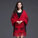 Tassel Sleeve Shawl Cape