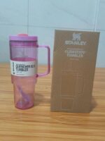 40oz Stanley Quencher Plastic Straw Cup - Image 3