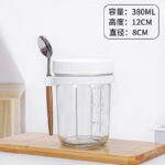 380ml Oatmeal Jars With Spoon - Image 4