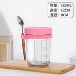 380ml Oatmeal Jars With Spoon - Image 5