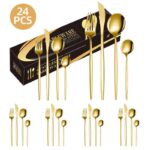 24pcs Stainless Steel Cutlery Set