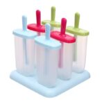 6 Grids Plastic Popsicle Mold