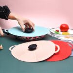 3pcs Silicone Fresh Keeping Pot Lid Set