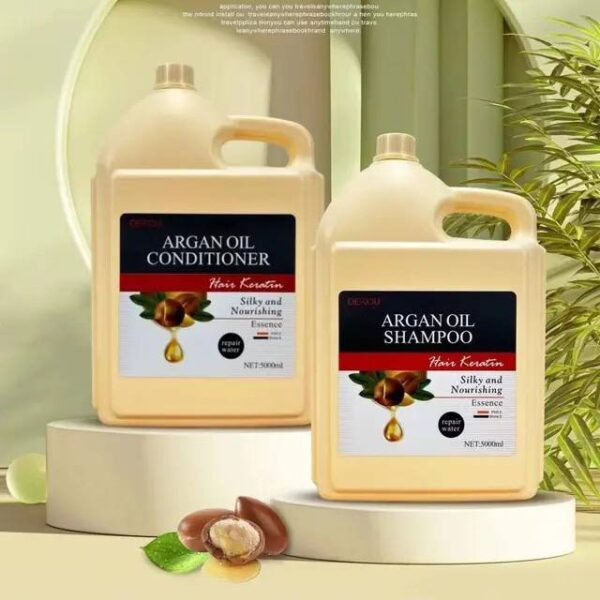 5000ml Argan Oil Shampoo & Conditioner