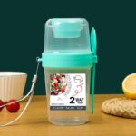 2 Way Salad Cup With Fork - Image 3