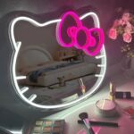 30*36cm USB Hello Kitty Neon Mirror