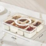 8 Grids Condiment & Snack Box
