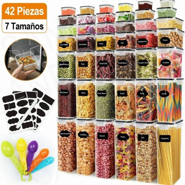 42pcs Airtight Storage Containers Set