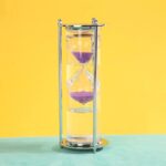 Quicksand Hour Glass Ornament- Purple - Image 2