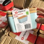 2pcs*500ml Storage Box Set With Bamboo Lids