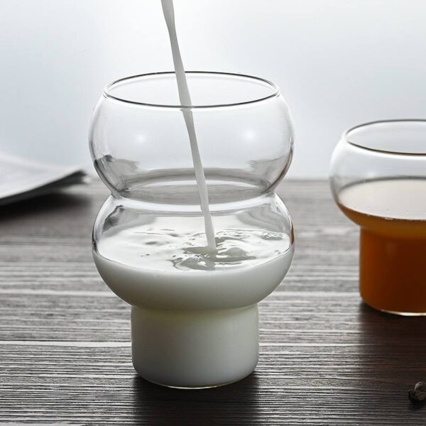 Gourd Shape Glass Cup