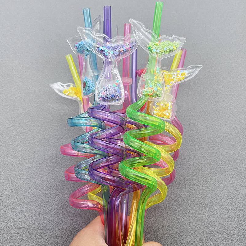 IMG_5305 6pcs Children Spiral Straws Set - Image 1