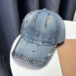British Teardrop Denim Face Cap - Image 2