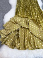 95cm Pleated Polka Dot Skirt - Image 2