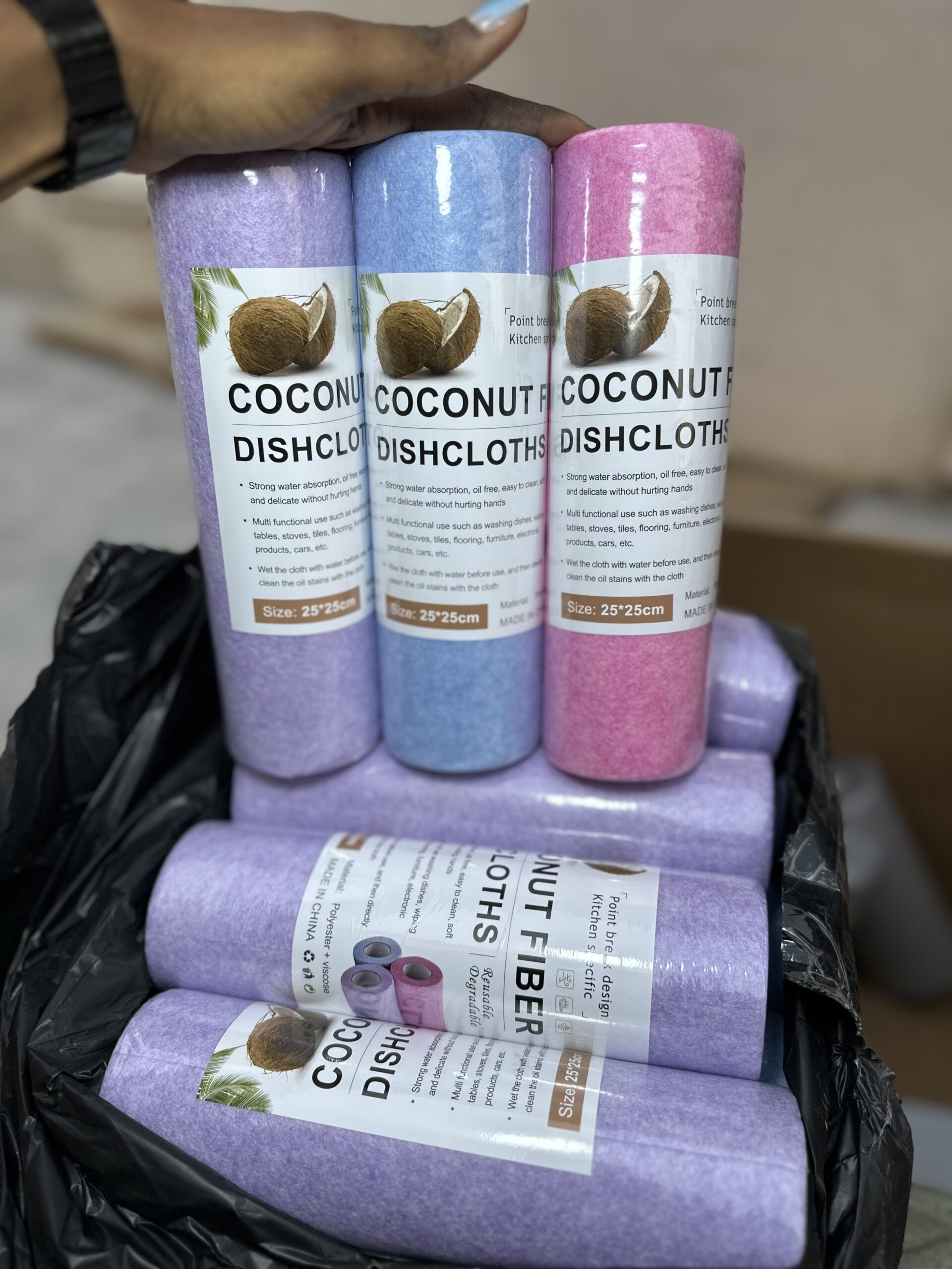 IMG_5855 20pcs Reusable Kitchen Towel Roll - Image 1