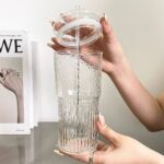 600ml Glass Straw Cup - Image 2