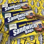 50pcs Zipper Seal Sandwich Bags