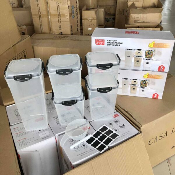 CASA LINGO 10pcs Airtight Storage Containers Set