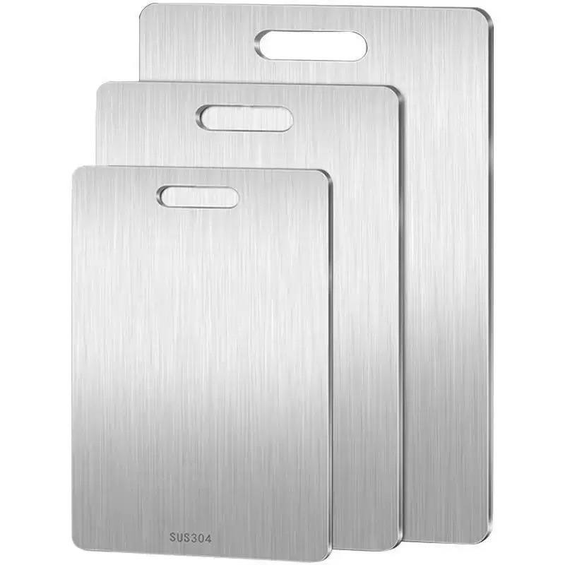 IMG_6334 Double Sided Stainless Steel Cutting Board - Image 1