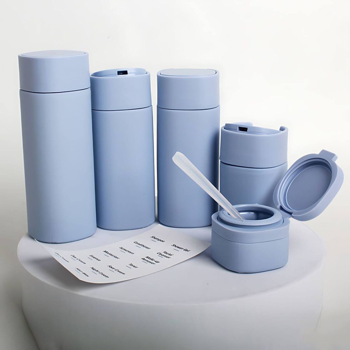 5pcs Silicon Travel Containers Set - Image 3