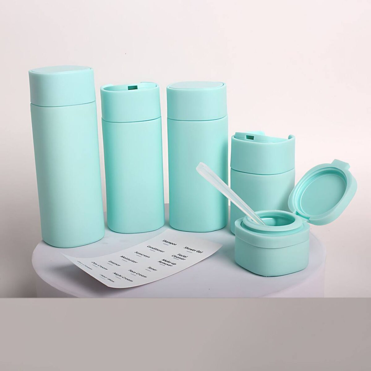 5pcs Silicon Travel Containers Set - Image 4