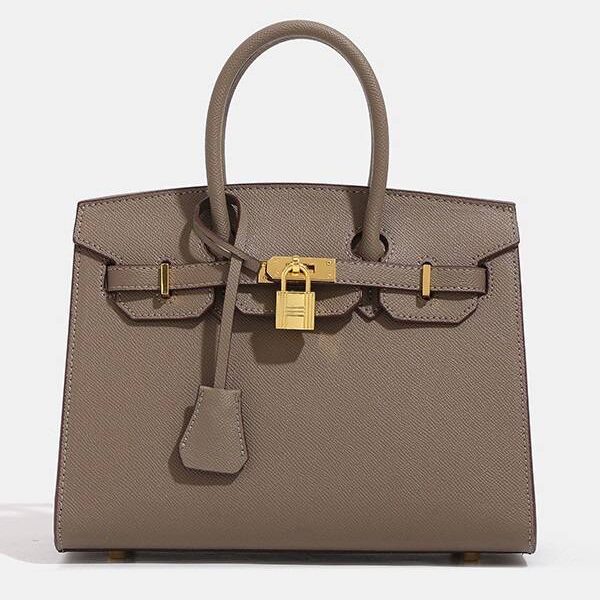 30cm Hermes Etoupe High End Versatile Bag