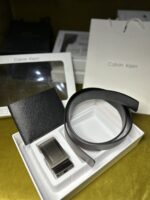 Reversible Leather Belt & Wallet Gift Set - Image 3