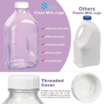 2L Scale Glass Milk/Juice Bottle with Handle & Spout - Image 5