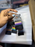 12pcs Multicolored Elastic Hairbands - Image 2