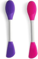 Double-Ended Silicone Face Mask Brush