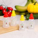 4pcs Mini Ketchup Bottle