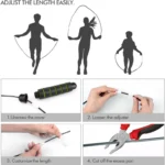 2m Load Bearing Steel Wire Skipping Rope - Image 2