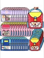 6pcs Cartoon Goody Bags for Kids