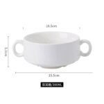 Ceramic Food Portioning Partition Plate With Amphorae Bowl - Image 5