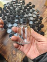 60ml Wide Mouth Glass Shot Bottles-6pcs - Image 3