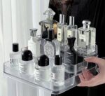 3 Tier Acrylic Transparent Perfume Display Organizer