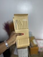 6pcs Clear Glass Straws with Cleaning Brushes