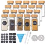 12pcs Glass Spice Jars with Accessories