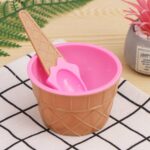 Kids Ice Cream Desert Cup & Spoon - Image 4