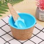 Kids Ice Cream Desert Cup & Spoon - Image 3