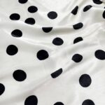 90*90cm Polka Dot Silk Scarf - Image 6