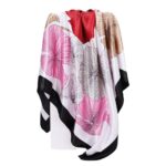 90*90cm Floral Silk Scarf - Image 4