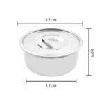 6pcs Stainless Steel Moi Moi Bowls With Lids - Image 2