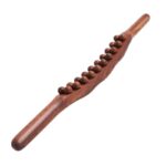 Wooden Gua Sha Massage Stick With 20 Beads