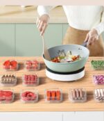 6pcs Stackable Freezer Storage Containers for Fresh and Healthy Foods - Image 2